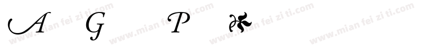 Adobe Garamond Pro 2012字体转换